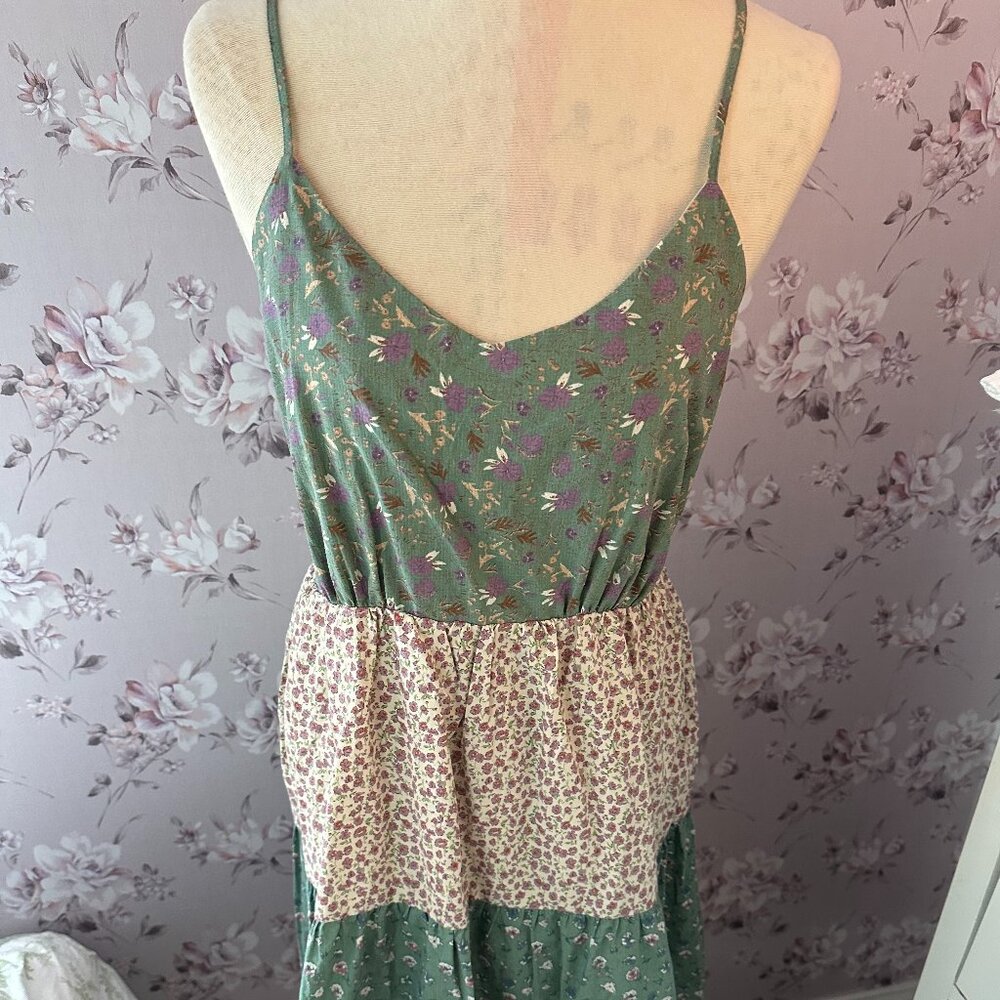 GREN FLORAL SUMMER DRESS